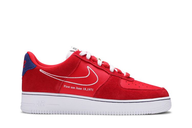 Nike Air Force 1 '07 LV8 'First Use - University Red' — University Red/White/Deep Royal Blue (2)