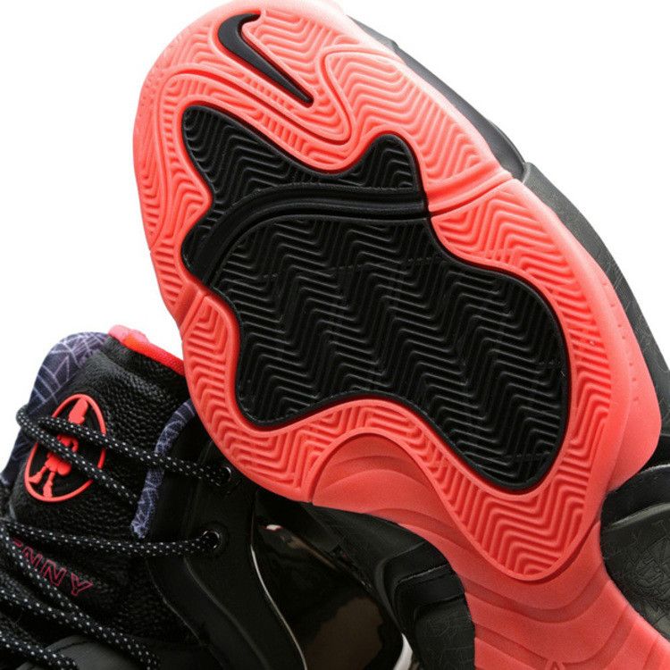Nike Lil Penny Posite Prm Qs 'Gumbo League' — black/black-atomic red