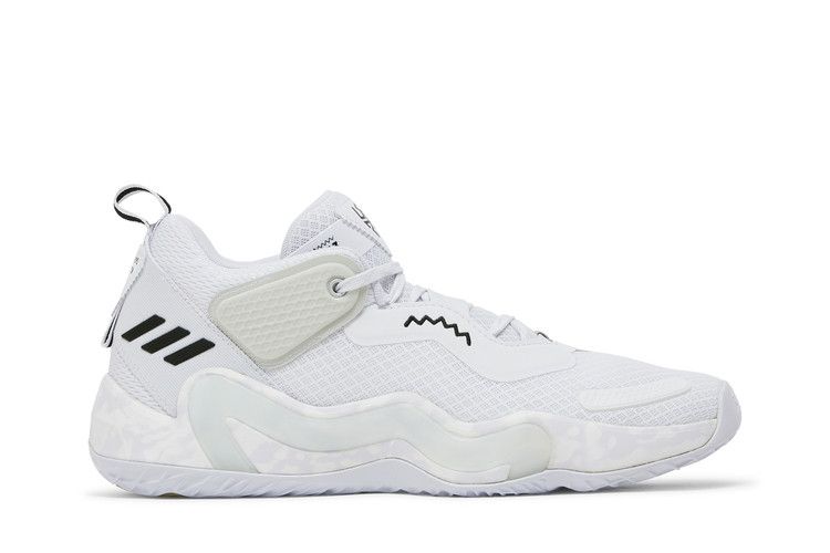 adidas D.O.N. Issue #3 'Cloud White' — Cloud White/Core Black/Crystal White