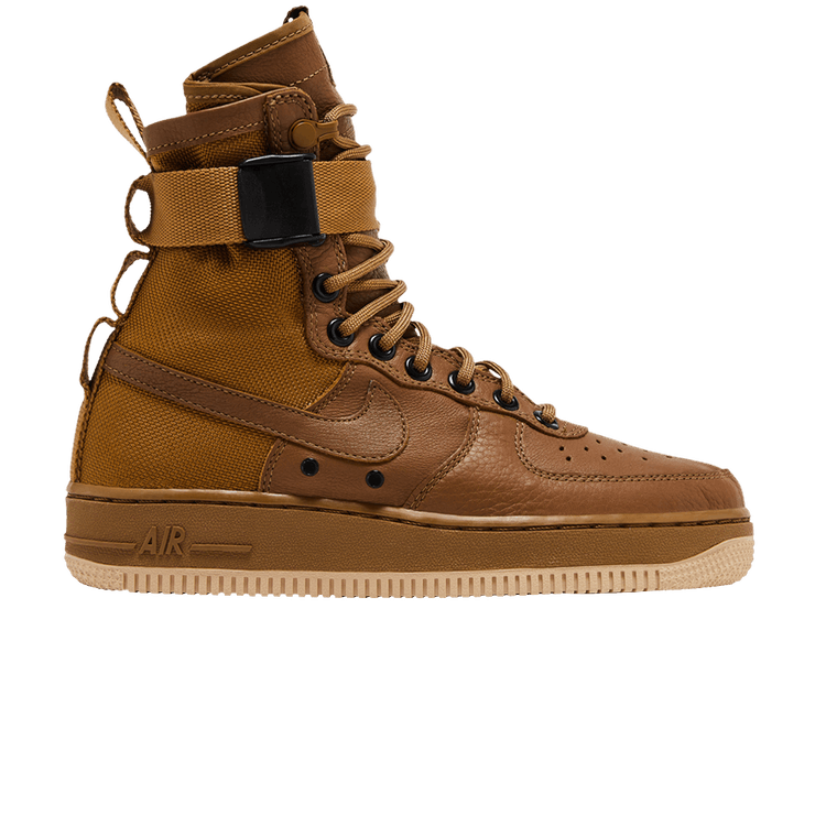Nike Wmns SF Air Force 1 High 'Golden Beige' — Golden Beige/Golden Beige-Linen