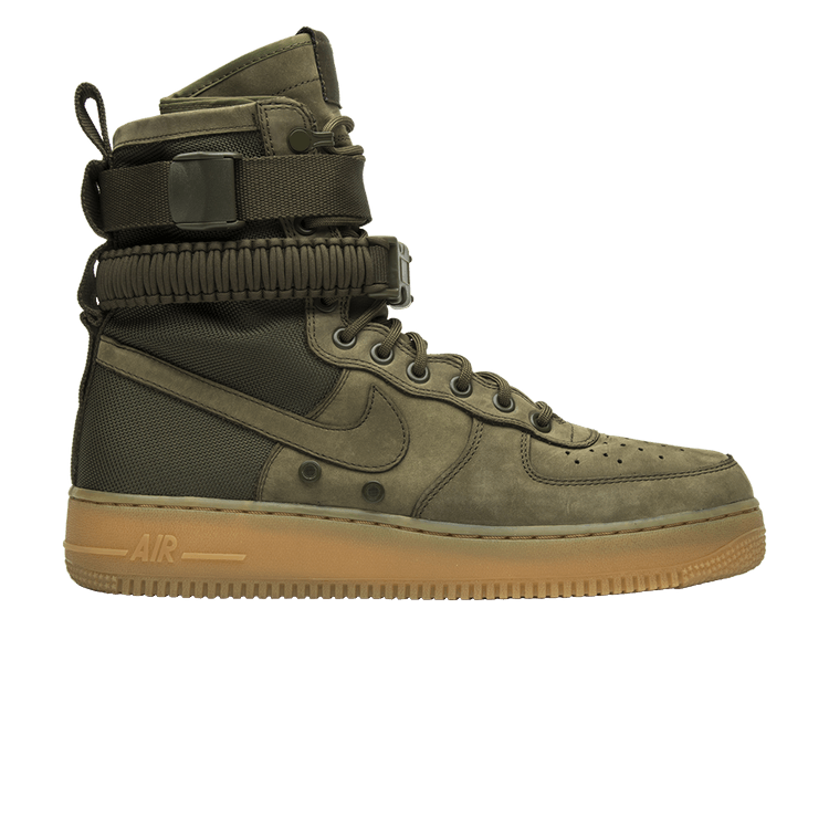 Nike SF Air Force 1 'Faded Olive' — Faded Olive/Faded Olive-Gum Light Brown