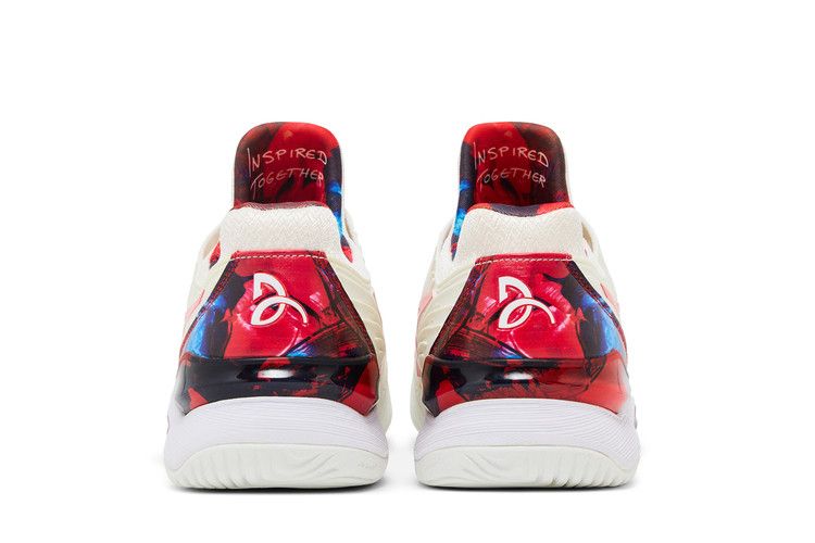 ASICS Court FF Novak LE 'White Classic Red' — White/Classic Red