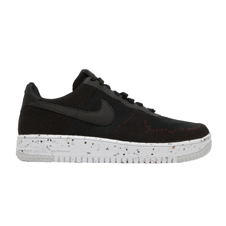 Nike Air Force 1 Crater Flyknit 'Black White' — Black/Anthracite/White/Black