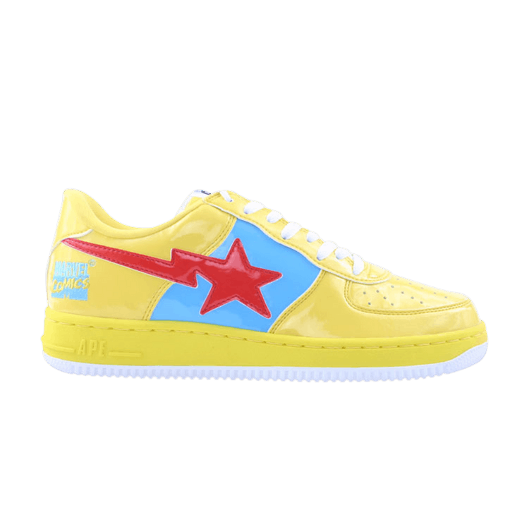 Marvel Comics x Bapesta FS-001 Low 'Thor' — Yellow/Blue