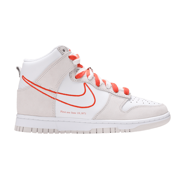 Nike Wmns Dunk High SE 'First Use Pack - White Orange' — White/Summit White/Orange