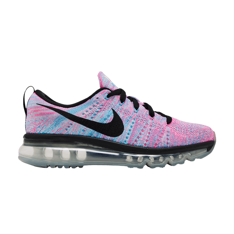 Nike Wmns Flyknit Air Max 'Chlorine Blue Pink Blast' — White/Black/Chlorine Blue/Pink Blast