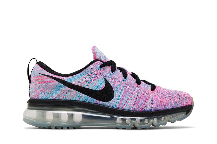 Nike Wmns Flyknit Air Max 'Chlorine Blue Pink Blast' — White/Black/Chlorine Blue/Pink Blast