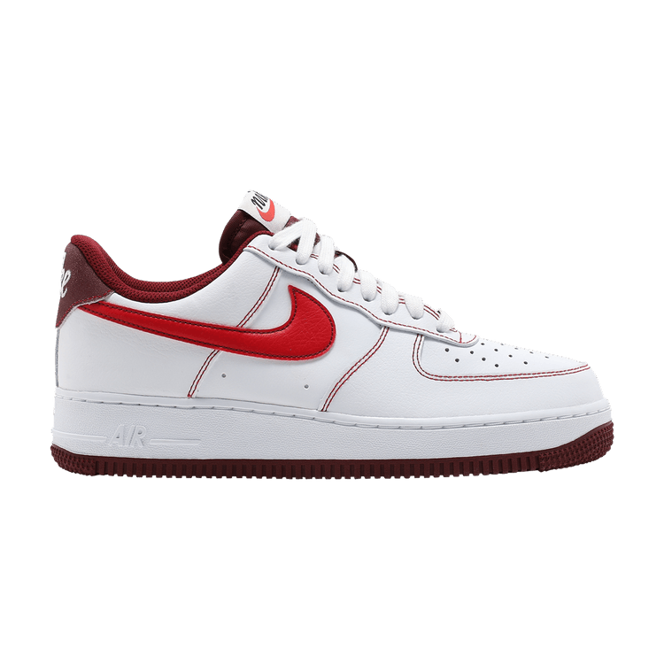 Nike Air Force 1 '07 'White University Red' — White/Team Red/Sail/University Red