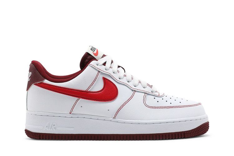 Nike Air Force 1 '07 'White University Red' — White/Team Red/Sail/University Red (2)