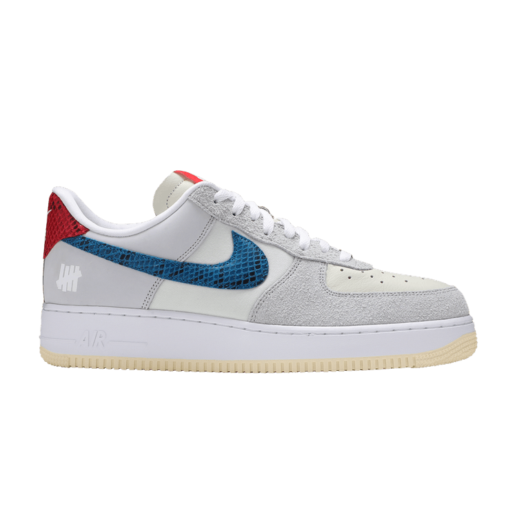 Men's Undefeated x Nike Air Force 1 Low '5 On It' — Grey Fog/Imperial Blue