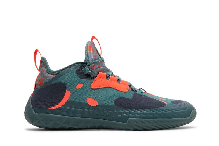 adidas Harden Vol. 5 Futurenatural 'Floral - Hazy Emerald' — Hazy Emerald/Legend Ink/Solar Red