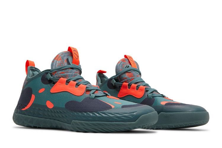 adidas Harden Vol. 5 Futurenatural 'Floral - Hazy Emerald' — Hazy Emerald/Legend Ink/Solar Red