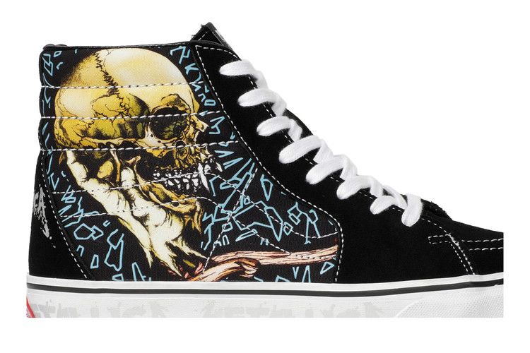 Metallica x Vans Sk8-Hi 'Pushead' — Black/True White