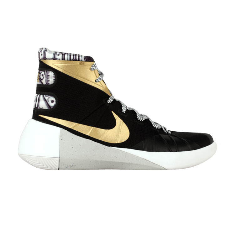 Nike Hyperdunk 2015 LTD 'City Pack Los Angeles' — Black/Metallic Gold-Light Wild Mango-Green Hornet