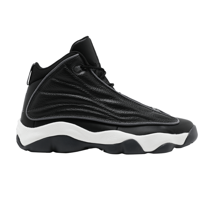 Air Jordan Pro Strong 'Black White' — Black/White/Metallic Dark Grey/Anthracite