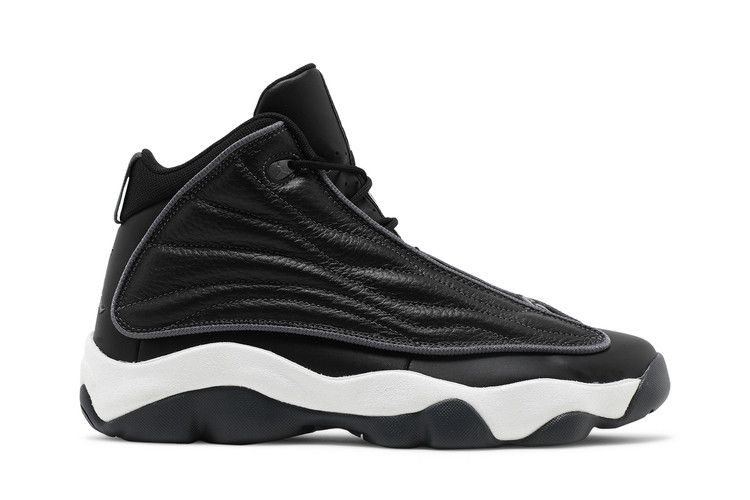 Air Jordan Pro Strong 'Black White' — Black/White/Metallic Dark Grey/Anthracite
