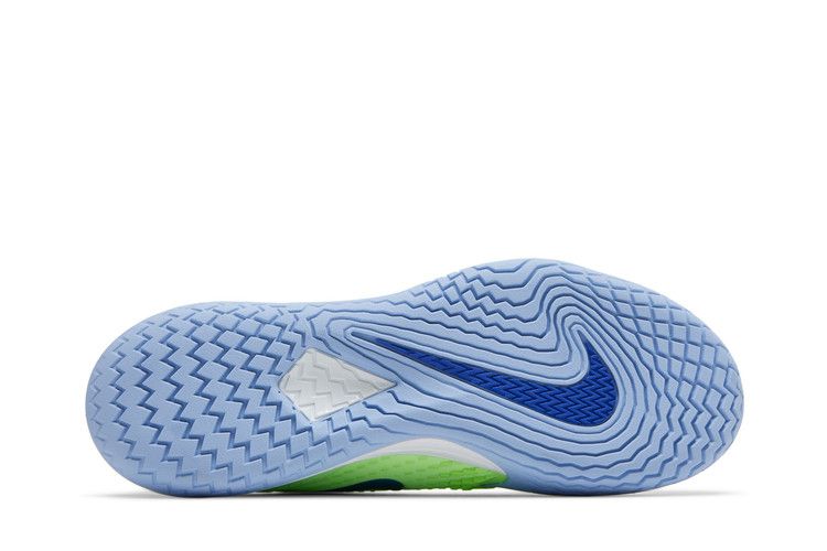 NikeCourt Zoom Vapor Cage 4 Rafa 'Lime Glow Hyper Blue' — Lime Glow/White/Hyper Blue (5)