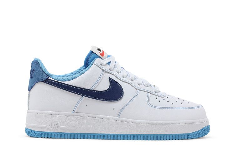 Nike Air Force 1 '07 'First Use - White University Blue' — White/University Blue/Sail/Deep Royal Blue (2)