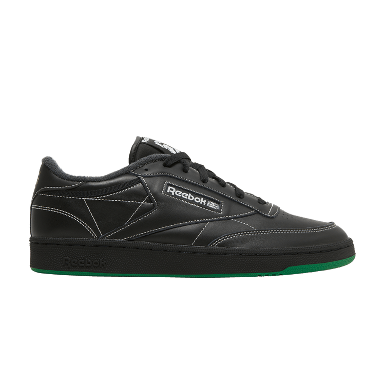 Reebok Club C 85 'Human Rights Now! - Black' — Core Black/Pure Grey 8/Vector Red