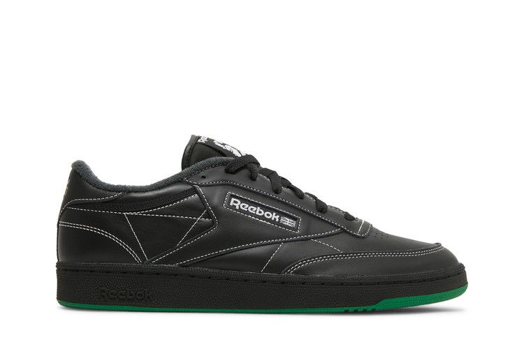Reebok Club C 85 'Human Rights Now! - Black' — Core Black/Pure Grey 8/Vector Red