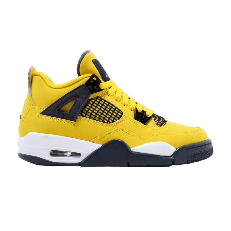 Air Jordan 4 Retro GS 'Lightning' 2021 — Tour Yellow/Multi-Color/Multi-Color/Dark Blue Grey