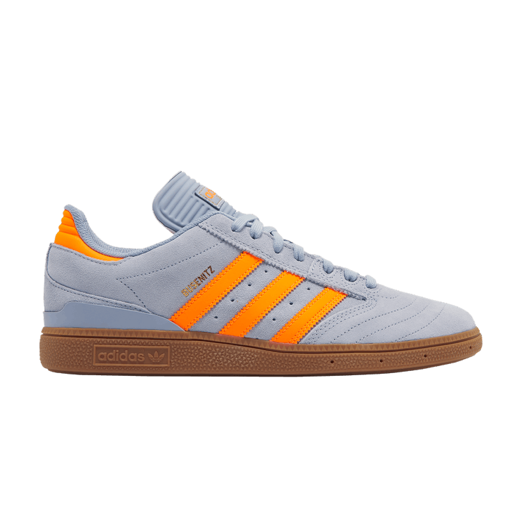 Adidas Busenitz Pro 'Halo Silver Gum' — Halo Silver/Signal Orange/Gum