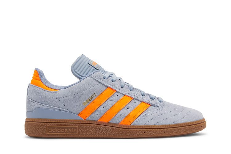 Adidas Busenitz Pro 'Halo Silver Gum' — Halo Silver/Signal Orange/Gum