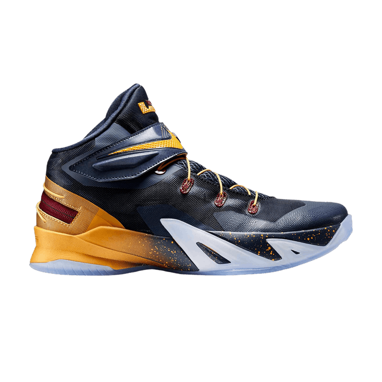 Nike Lebron Zoom Soldier 8 Flyease 'Cavs' — Midnight Navy/University Gold-Team Red