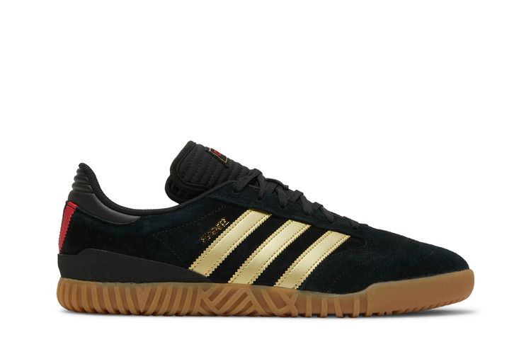 Adidas Busenitz 'Black Gold Metallic' — Core Black/Gold Metallic/Scarlet