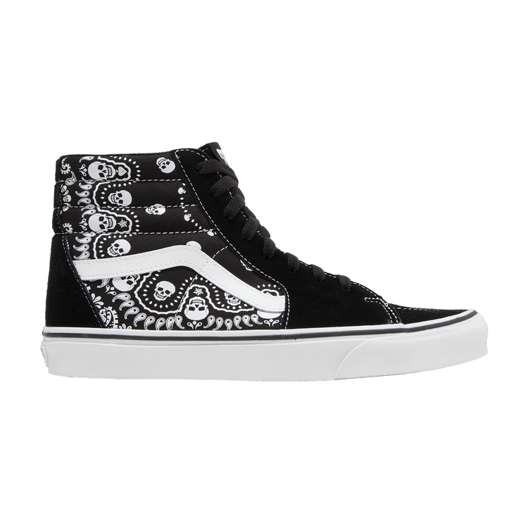 Vans Sk8-Hi 'Bandana - Black' — Black/True White