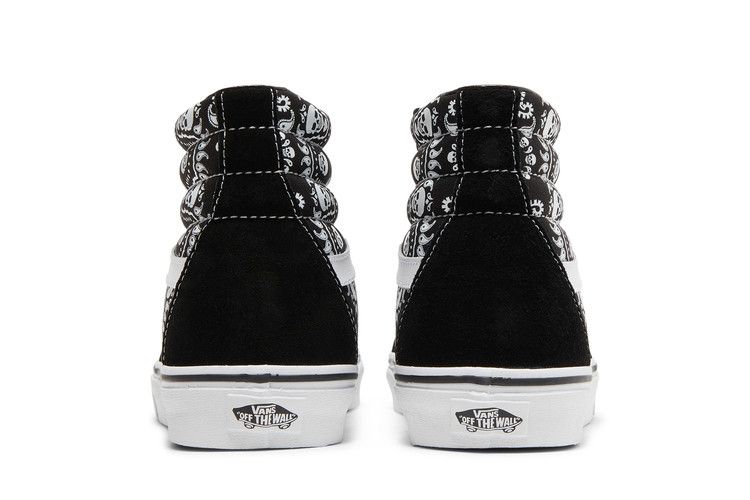 Vans Sk8-Hi 'Bandana - Black' — Black/True White