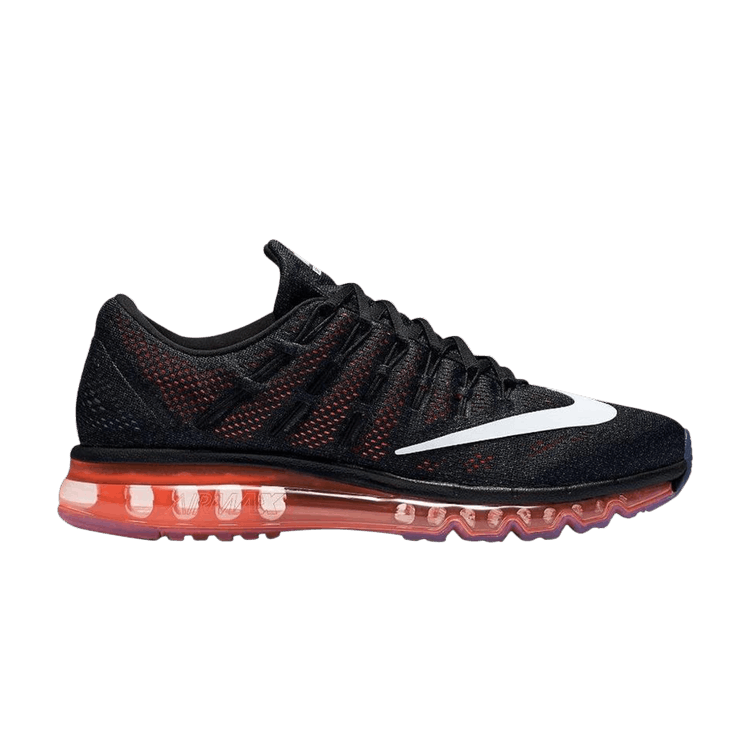 Nike Air Max 2016 — Black/Total Crimson-White-Squadron Blue