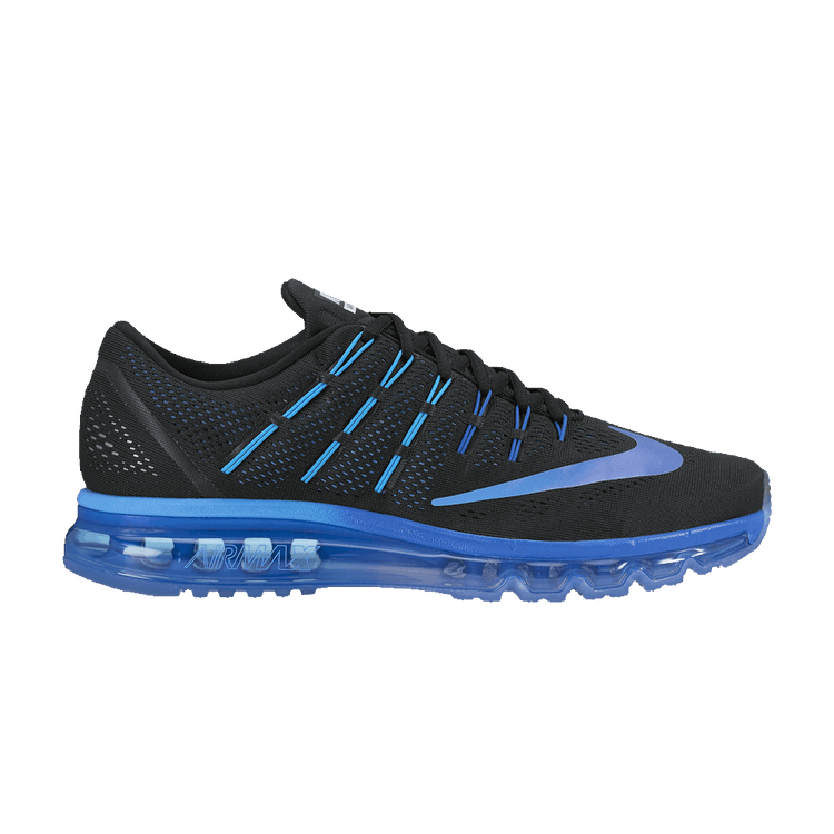 Nike Air Max 2016 'Black Deep Royal Blue' — Black/Multi-Color/Deep Royal Blue/Hyper Blue
