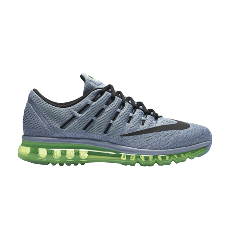 Nike Air Max 2016 — Blue Grey/Electric Green-Ocean