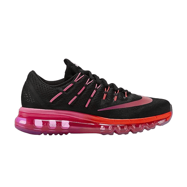 Nike Wmns Air Max 2016 — Black/Multicolor-Noble Red