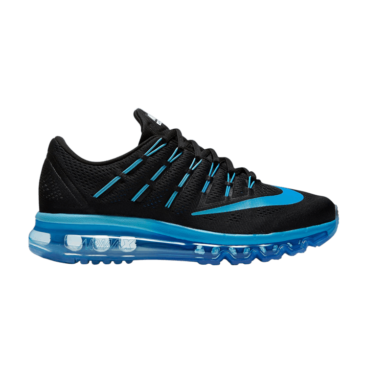 Nike Wmns Air Max 2016 — Black/Multi-Color-Deep Royal Blue-Blue Grey-Gamma Blue