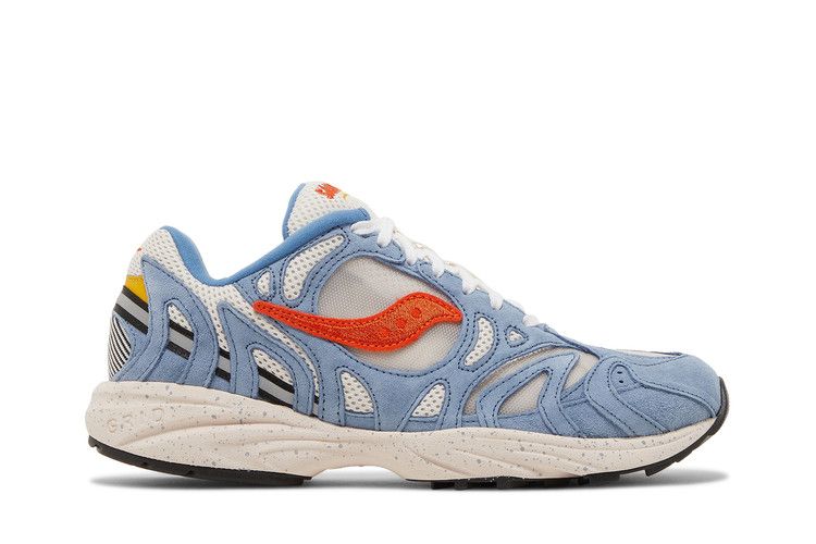 Saucony Grid Azura 2000 'Blue Orange' — Blue/Orange
