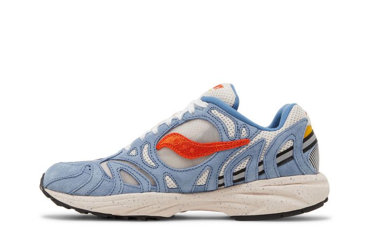Saucony Grid Azura 2000 'Blue Orange' — Blue/Orange