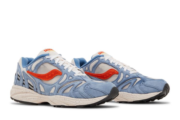 Saucony Grid Azura 2000 'Blue Orange' — Blue/Orange