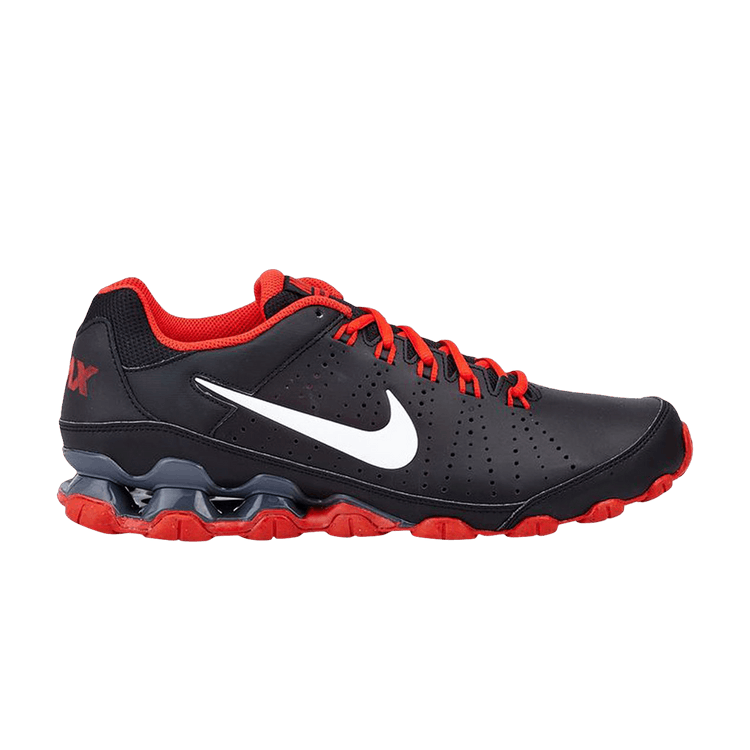 Nike Reax 9 TR 'Grey Crimson' — Dark Grey/Bright Crimson