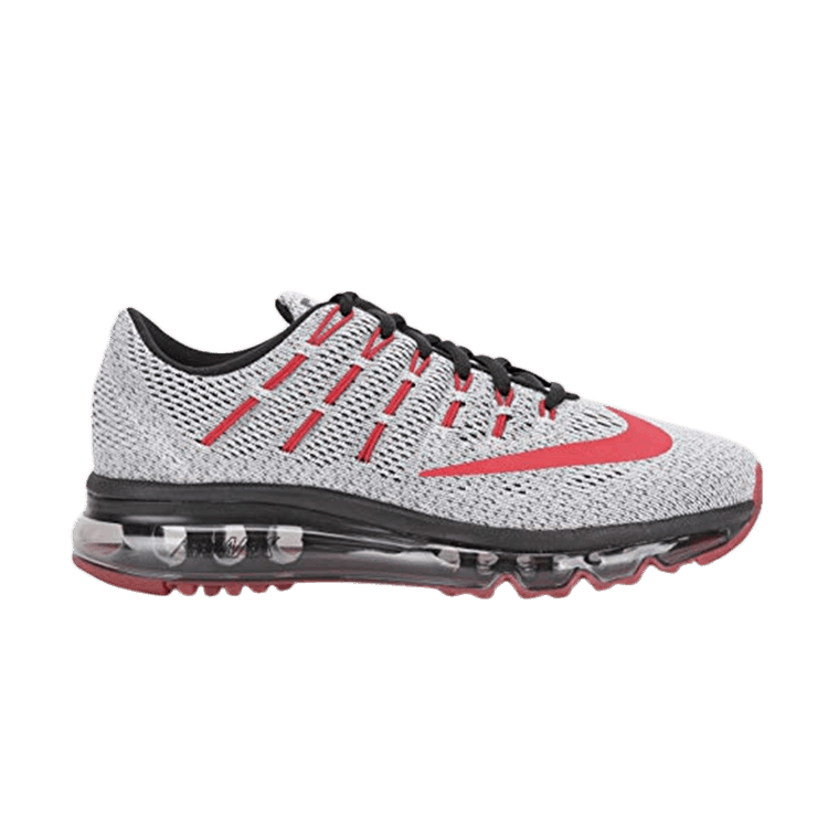 Nike Air Max 2016 GS 'Wolf Grey Red' — Wolf Grey/University Red-Black