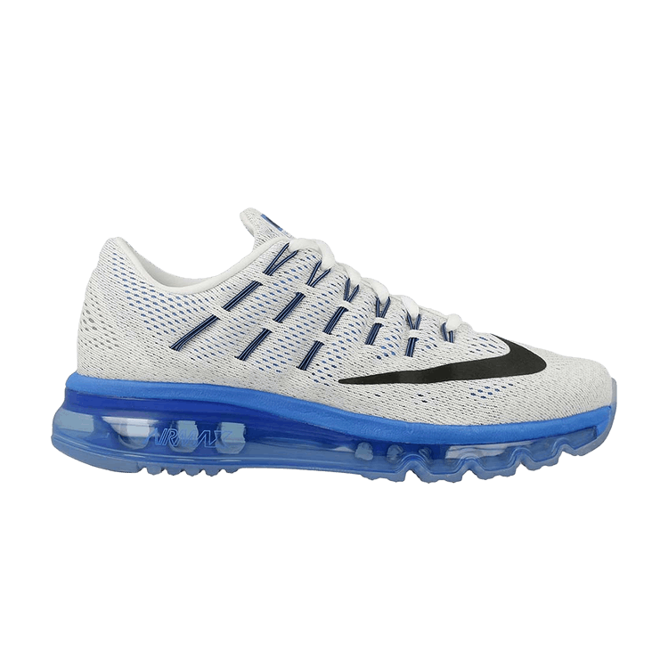 Nike Air Max 2016 GS 'Photo Blue' — White/Black-Photo Blue-Pure Platinum