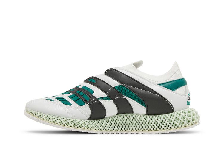 Adidas Predator Accelerator 4D EQT 'White Sub Green' — Crystal White/Core Black/Sub Green