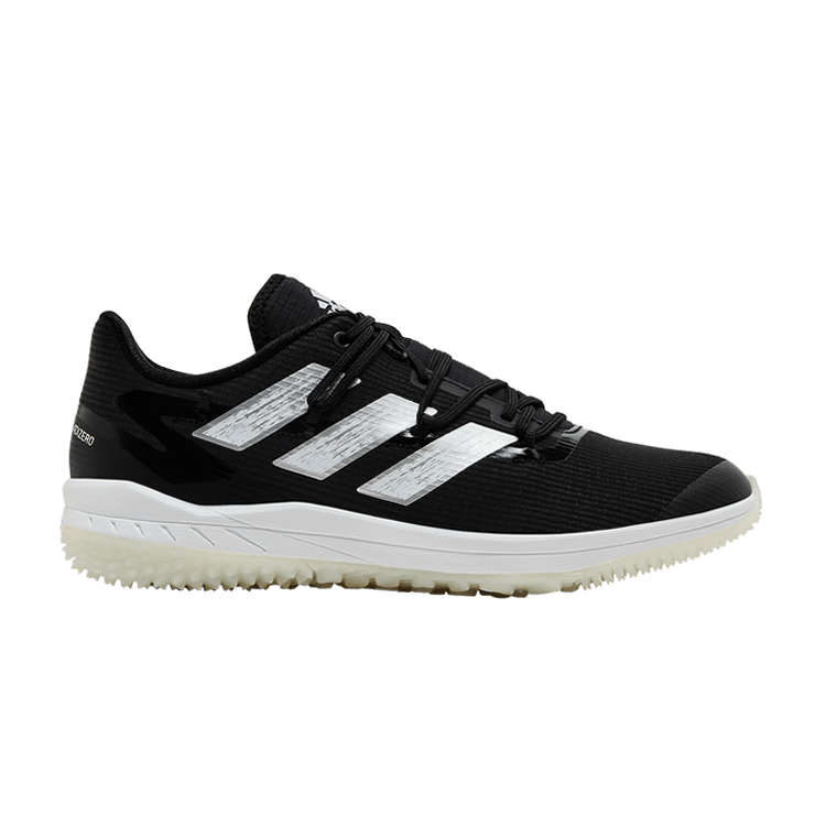 Adidas Adizero Afterburner 8 TF 'Black White' — Core Black/Silver Metallic/Cloud White