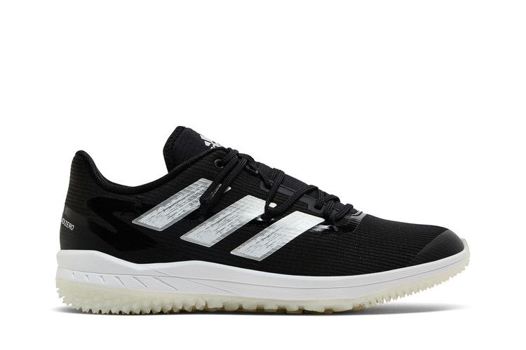 Adidas Adizero Afterburner 8 TF 'Black White' — Core Black/Silver Metallic/Cloud White