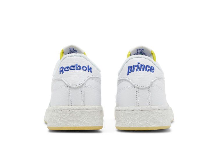 Prince x Reebok Club C 85 'White Bright Cobalt' — Footwear White/Stinger Yellow/Bright Cobalt