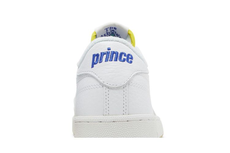 Prince x Reebok Club C 85 'White Bright Cobalt' — Footwear White/Stinger Yellow/Bright Cobalt
