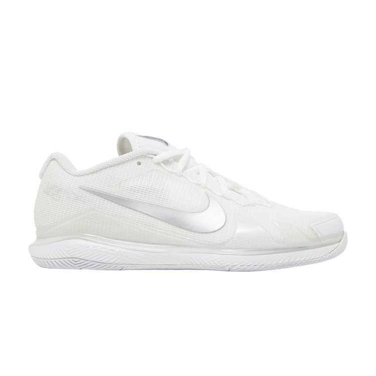 Wmns NikeCourt Air Zoom Vapor Pro 'White Metallic Silver' — White/Metallic Silver