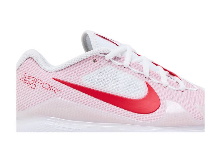 NikeCourt Air Zoom Vapor Pro 'White University Red' — White/University Red