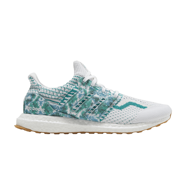 adidas UltraBoost 5.0 'Cloud White Green' — Cloud White/Cloud White/Cloud White